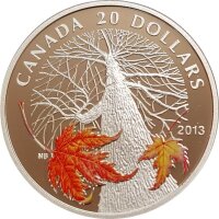 Kanada 20 Dollars 2013 Ahorn Herbst