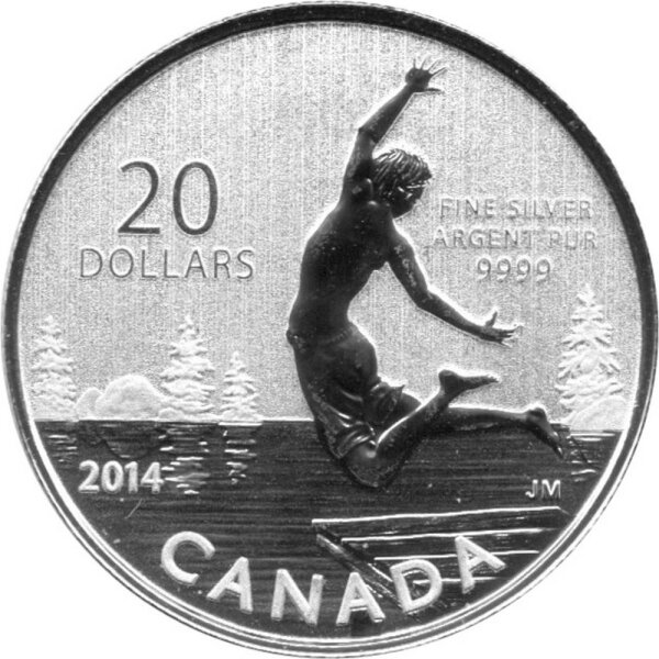 Kanada 20 Dollars 2014 - Sommerzeit - Silber