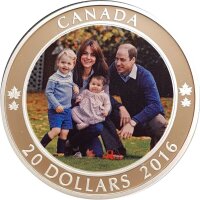 Kanada 20 Dollars 2016 Königliche Tour