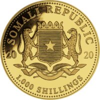 Somalia Elefant 2020 1 oz Gold
