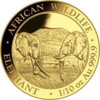 Somalia Elefant 2020 1/10 oz Gold
