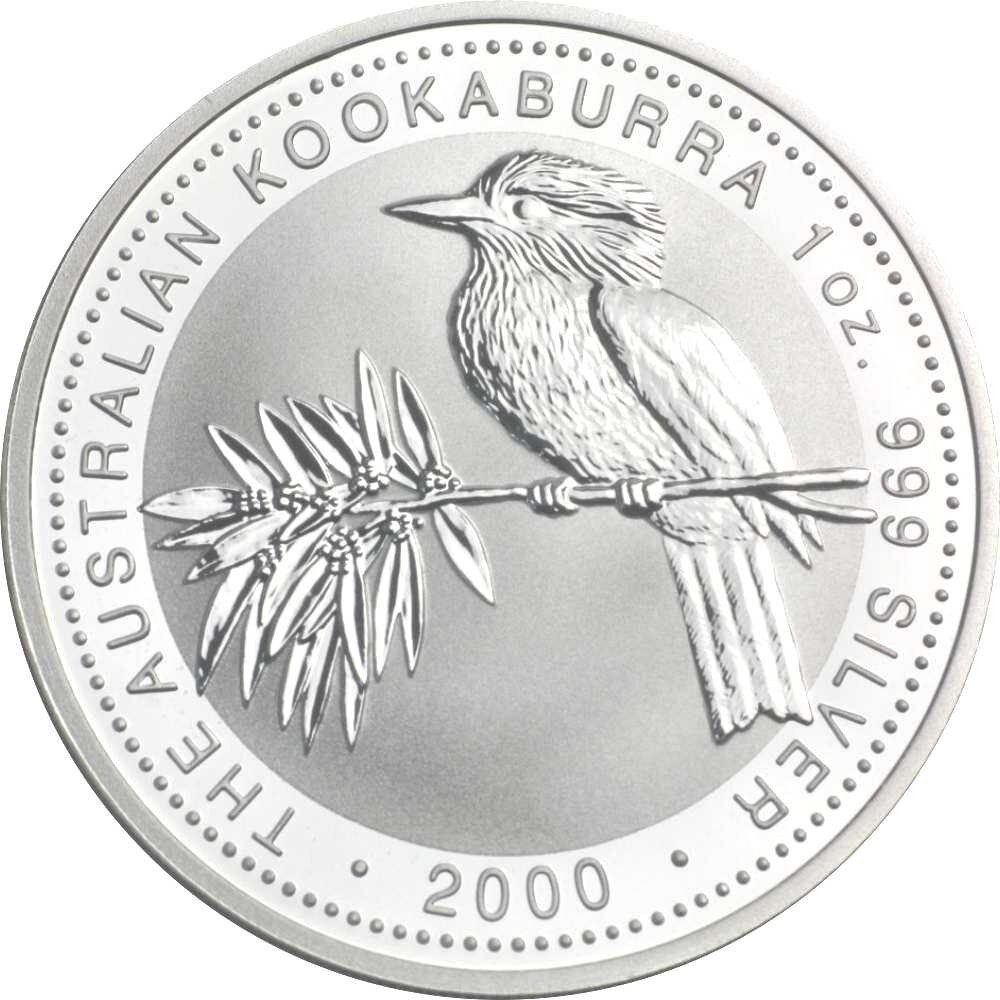 Australien Kookaburra 2000 1 oz Silber