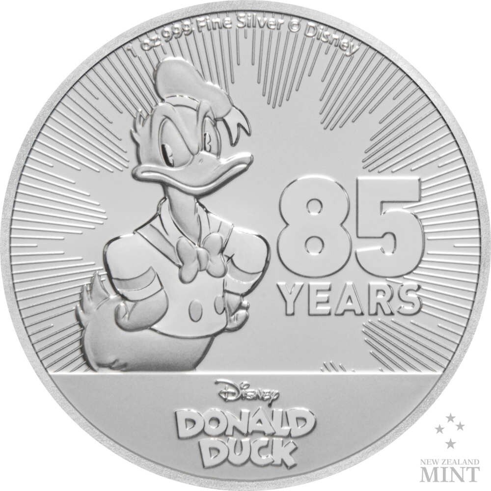 Niue Disney 2019 Donald Duck 1 oz Silber