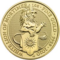 UK The Queen´s Beasts 8. Ausgabe 2020 White Lion 1...