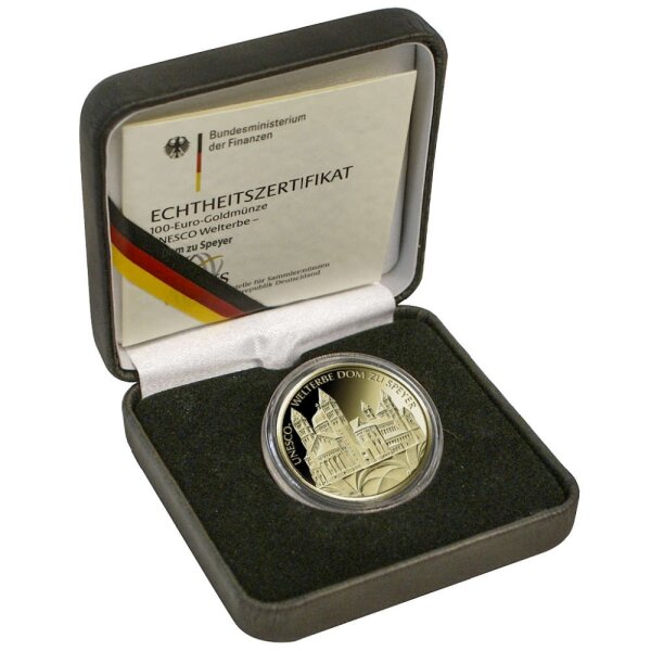 Deutschland 100 € 2019 - J - Dom zu Speyer 1/2 oz Gold incl. Etui & CoA