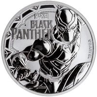 Tuvalu Marvel 3. Ausgabe 2018 Black Panther 1 oz Silber