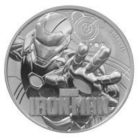 Tuvalu Marvel 4. Ausgabe 2018 Iron Man 1 oz Silber