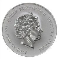 Tuvalu Marvel 4. Ausgabe 2018 Iron Man 1 oz Silber
