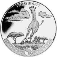 Kongo World´s Wildlife 1. Ausgabe 2019 Giraffe 1 oz...