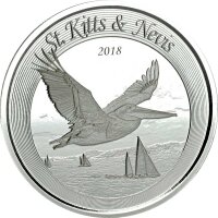 EC 8 2. Ausgabe 2018 St. Kitts & Nevis Pelikan 1 oz...