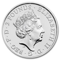 UK Lunar 2016 Jahr des Affen 1 oz Silber