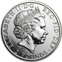 UK Lunar 2015 Jahr des Schafes (Ziege) 1 oz Silber