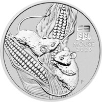 Australien Lunar III 2020 Jahr der Maus 2 oz Silber
