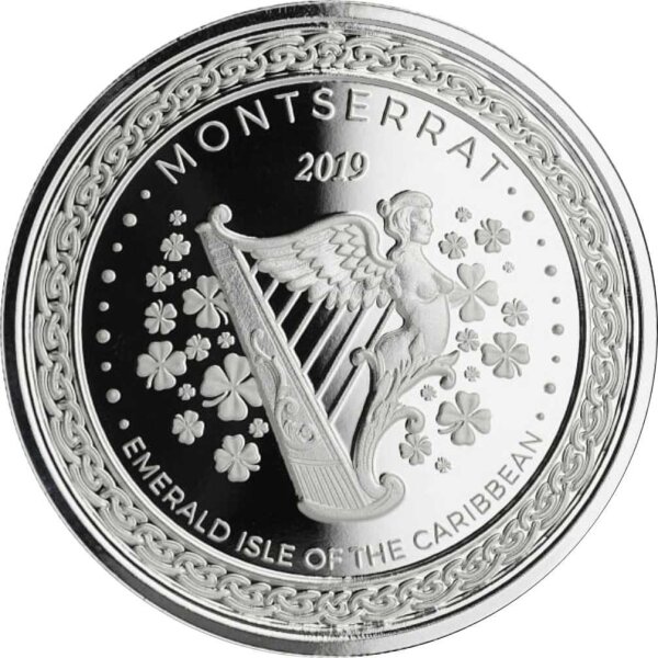 EC 8 2019 5. Ausgabe Montserrat - Smaragdinsel der Karibik - 1 oz Silber