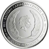 EC 8 2019 5. Ausgabe Montserrat - Smaragdinsel der Karibik - 1 oz Silber