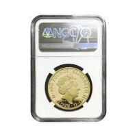 UK The Queen´s Beasts 5. Ausgabe 2018 Black Bull 1 oz Gold PP
