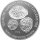 Russland 3 Rubel 1989 500 Jahre Unionsmünze - 1 oz Silber PP