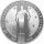 Russland 3 Rubel 1991 Jurij Gagarin Gedenksäule - 1 oz Silber PP