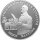 Russland 3 Rubel 1993 Opernsänger Fedor Schalyapin - 1 oz Silber PP