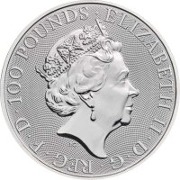 UK The Queen´s Beasts 6. Ausgabe 2020 Falcon 1 oz Platin