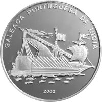 Kongo 1.000 Francs 2002 - Portugiesisches Handelsschiff -...