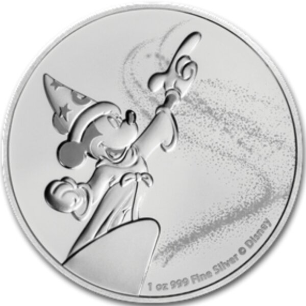 Niue Disney 2019 Micky Maus Fantasia 1 oz  Silber