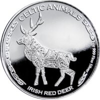 Tschad Celtic Animals Irish Red Deer - Hirsch 2019 1 oz...