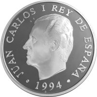Spanien 2000 Pesetas 1994 Seidenreiher - Silber PP