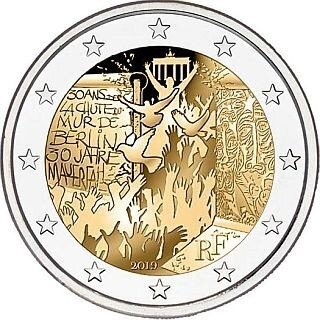 Frankreich 2 Euro 2019 "30 Jahre Mauerfall"