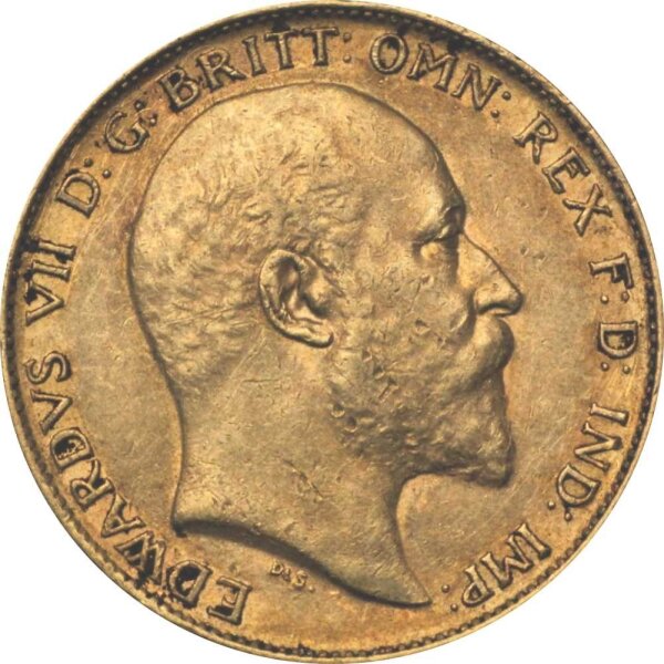 UK 1/2 Pfund Sovereign div. Gold Edward VII