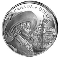 Kanada 1 Dollar 2008 400 Jahre Quebec - Silber