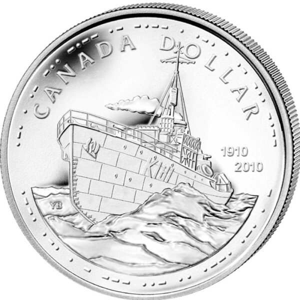 Kanada 1 Dollar 2010 100 Jahre Marine - Silber PP
