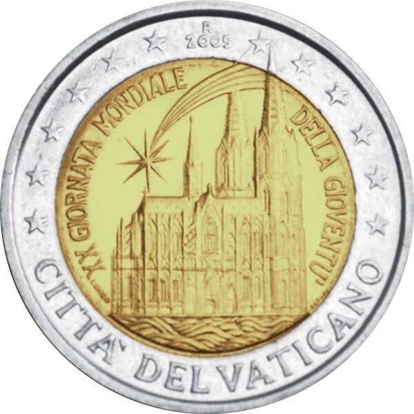 Vatikan 2 Euro 2005 "20. Weltjugendtag"