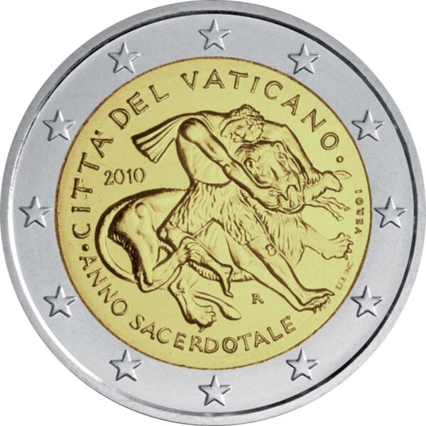 Vatikan 2 Euro 2010 "Priesterjahr"