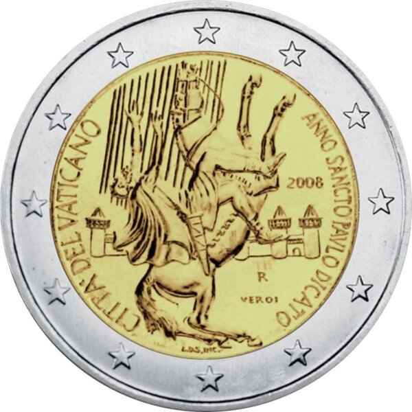 Vatikan 2 Euro 2008 "Paulusjahr"