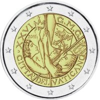 Vatikan 2 Euro 2011 "26. Weltjugendtag"