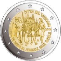 Vatikan 2 Euro 2012 "7. Welt-Familientreffen"