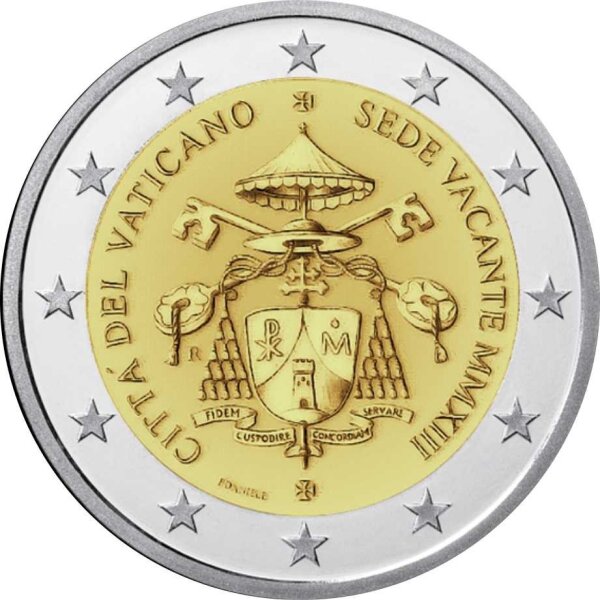 Vatikan 2 Euro 2013 "Sede Vacante"