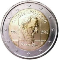 Vatikan 2 Euro 2018 "Pater Pio"