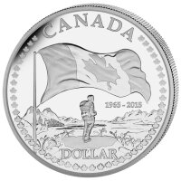 Kanada 1 Dollar 2015 50 Jahre kanadische Flagge - Silber PP