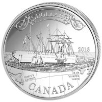 Kanada 1 Dollar 2016 Transatlantik Kabel - Silber PP