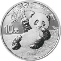 China Panda 2020 30 Gramm Silber