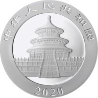 China Panda 2020 30 Gramm Silber