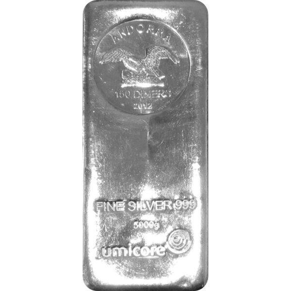 5000 Gramm Münzbarren Silber
