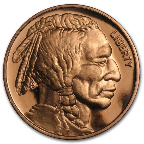 USA Indian Head 1 AVDP-Unze Kupfer