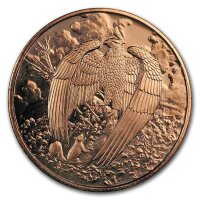 USA Nordische Kreaturen - Adler 1 AVDP-Unze Kupfer