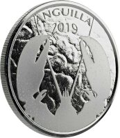 EC 8 II. 6. Ausgabe 2019 Anguilla Lobster - Hummer 1 oz Silber