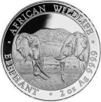 Somalia Elefant 2020 2 oz Silber