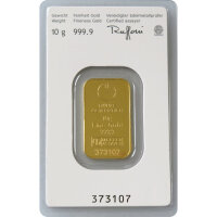 10 Gramm Goldbarren Heraeus, Argor-Heraeus, Umicore, C-Hafner, Heimerle & Meule, Münze Österreich, Valcambi, Perth Mint | Neuware LBMA