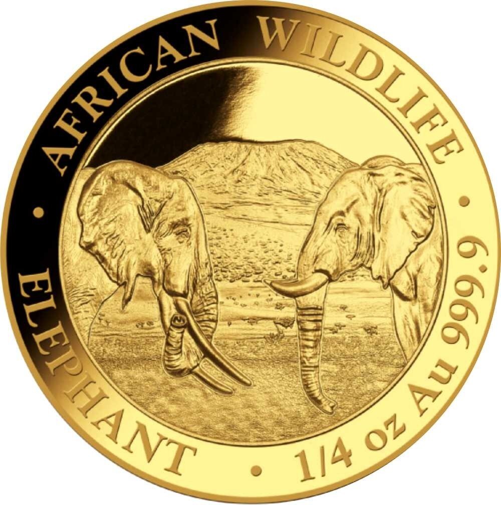 Somalia Elefant 2020 1/4 oz Gold